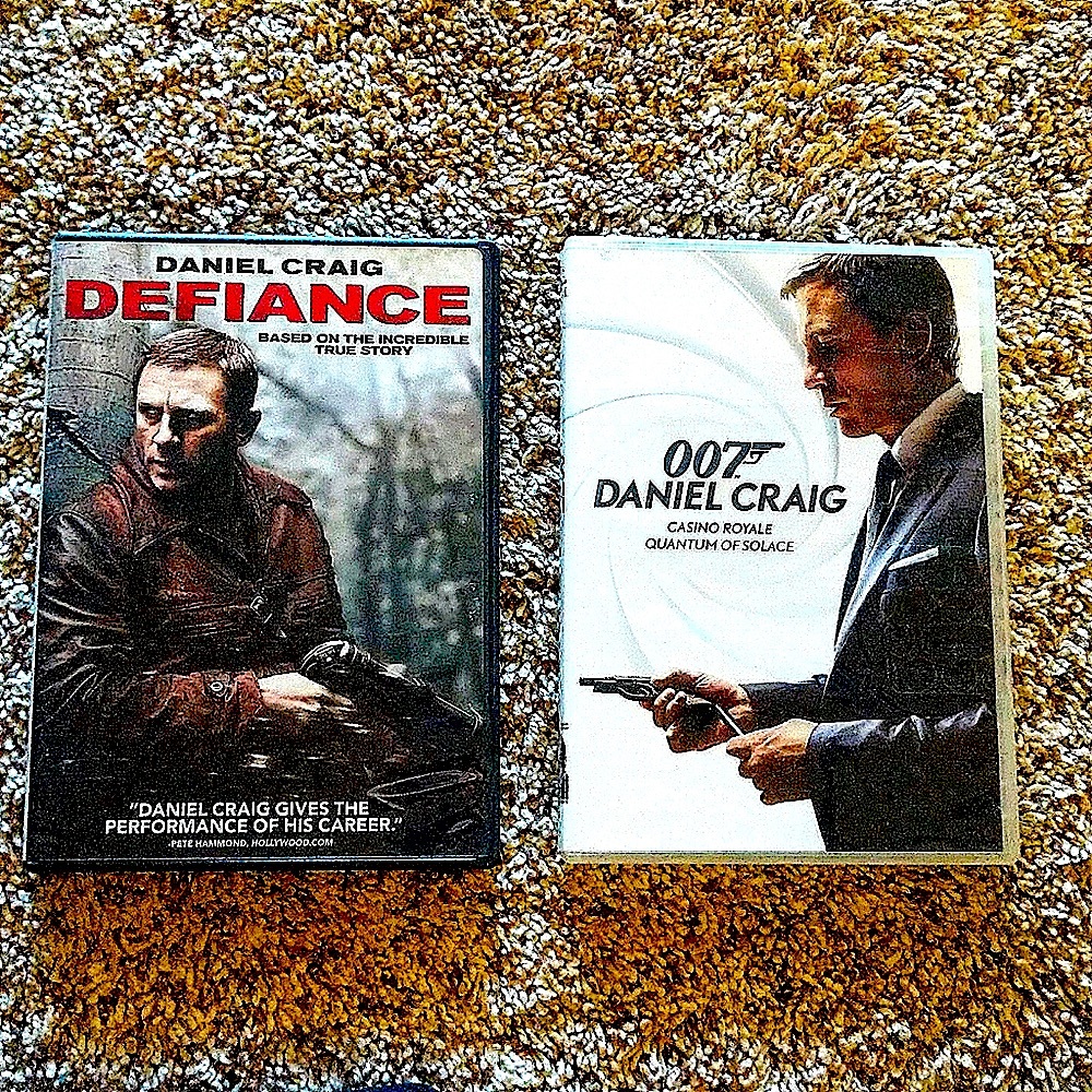 2 Daniel Craig DVD action 007 movies